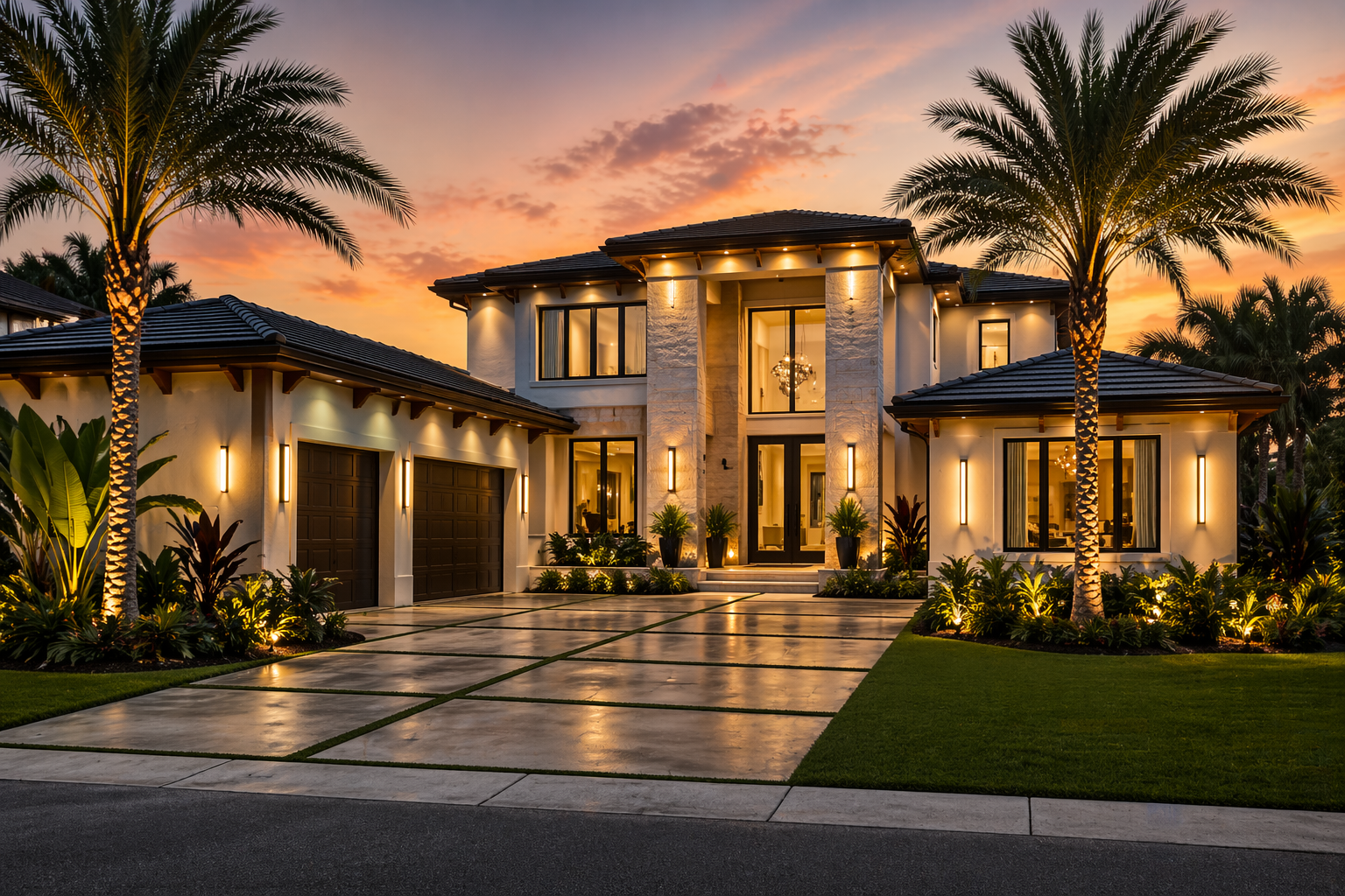 Luxury custom home in South Florida