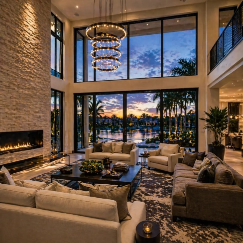 Luxury interior living space design inspiration