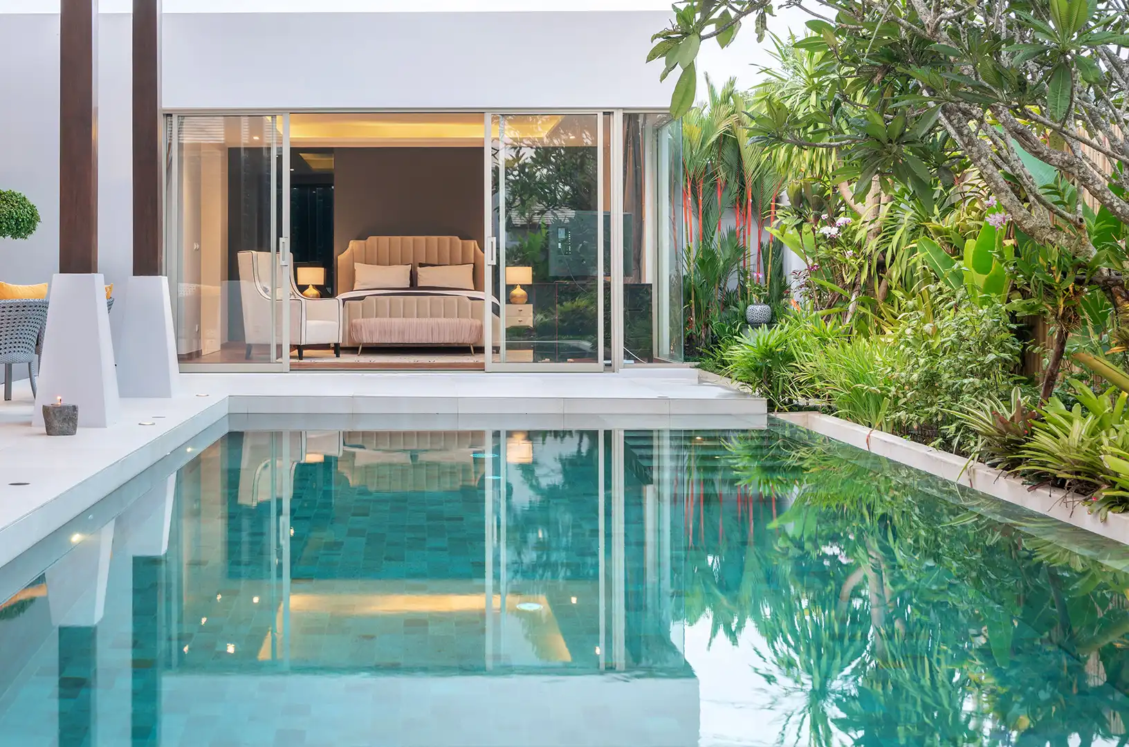 Luxury pool and outdoor living by Genesis Group