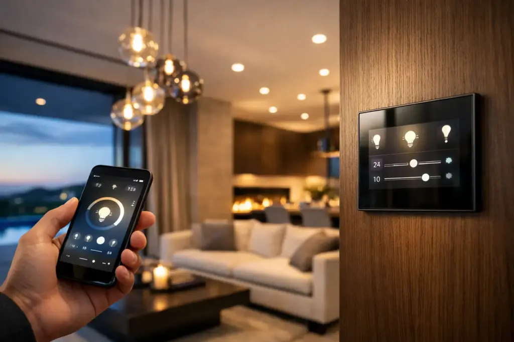 Smart Lighting Control System for Luxury Homes