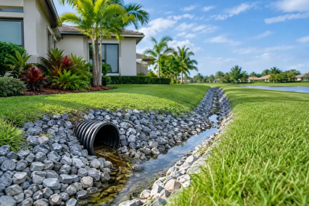 Estate Drainage Examples for South Florida Homes