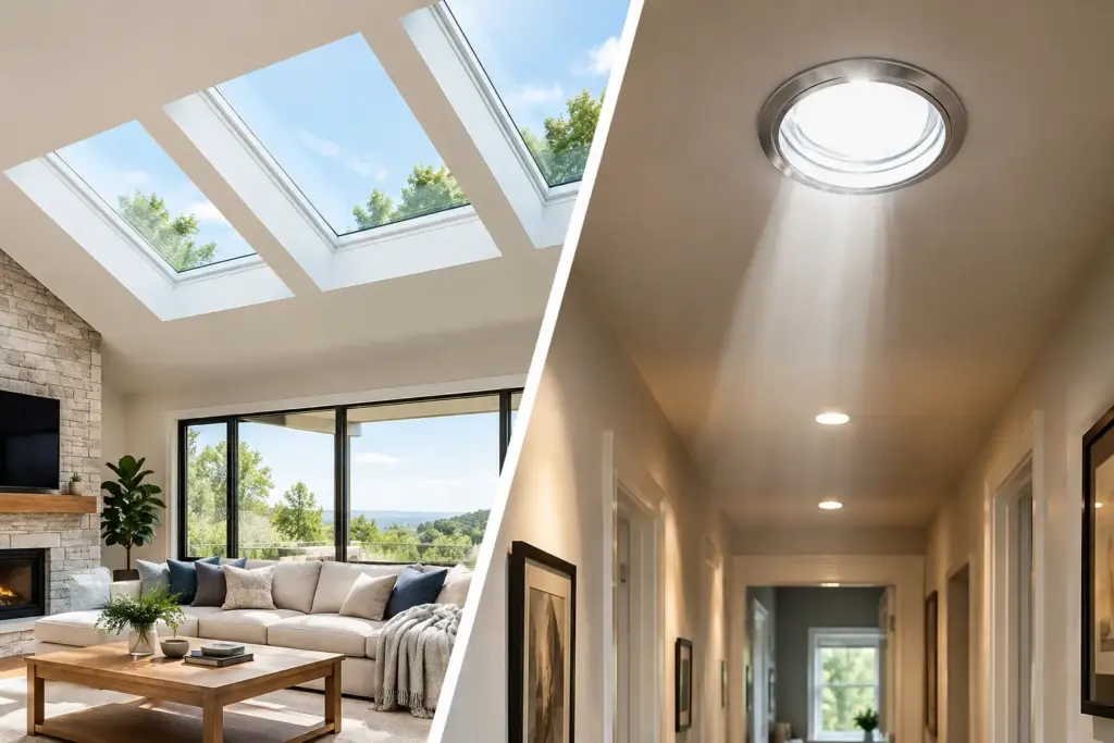 Skylights Versus Solar Tubes for Luxury Homes